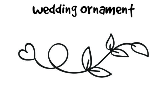 Wedding Ornament Design for Real Embroidery Projects