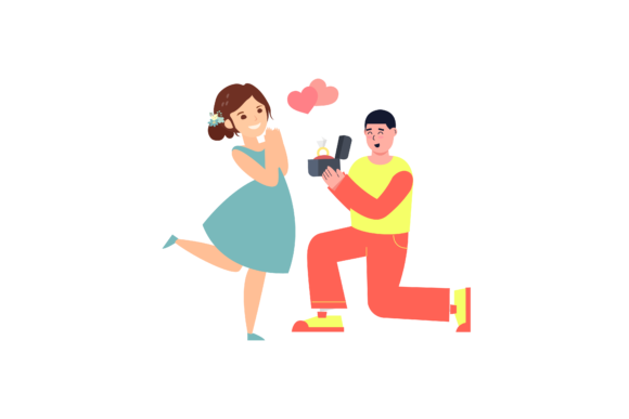 Wedding Romantic Concept Illustration Review